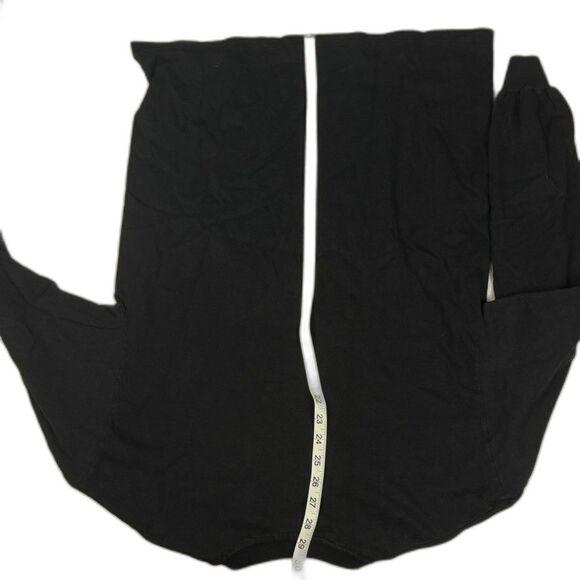 Vintage 90s Halloween Black BOO Ghost Shirt L Glow Spider Web Long Sleeve Hanes - Picture 6 of 10